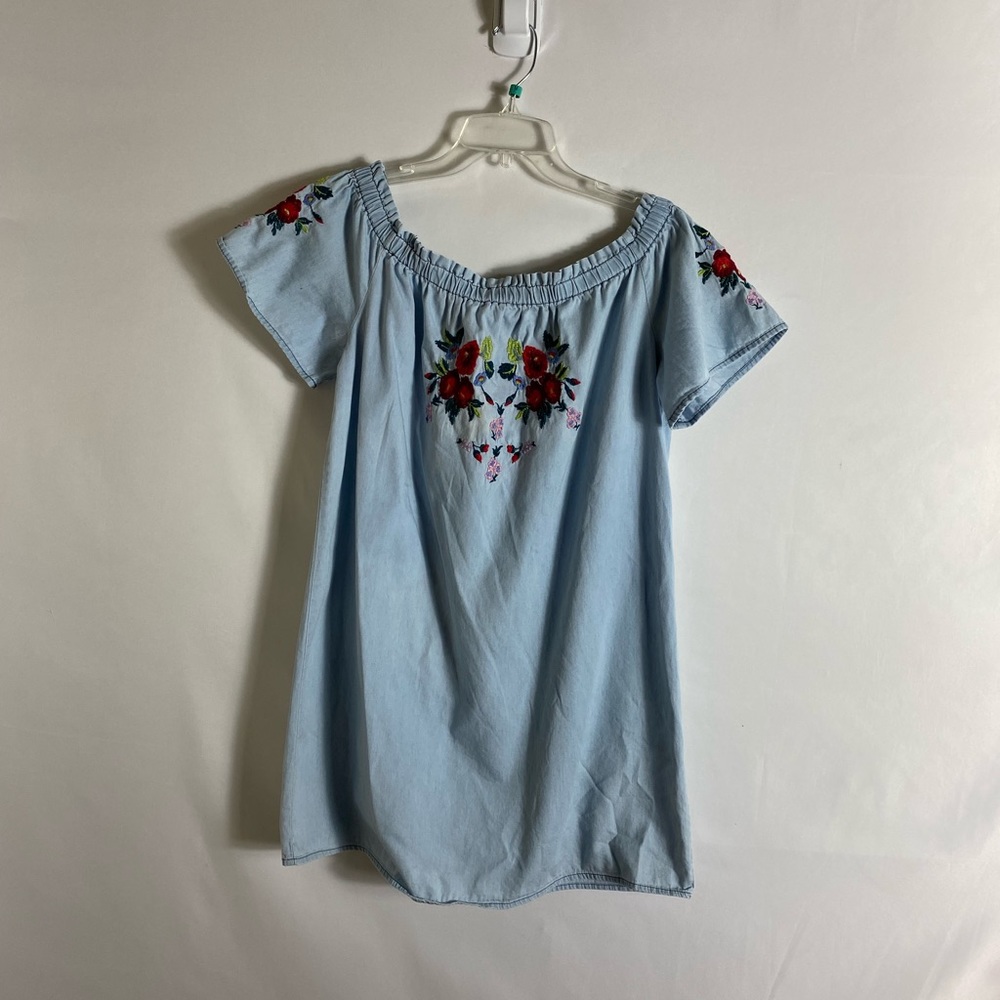 Iris jean dress mini